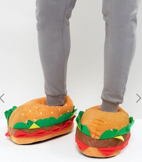 Burger Hausschuhe in Größe 38-39 und 43-44 für 12€