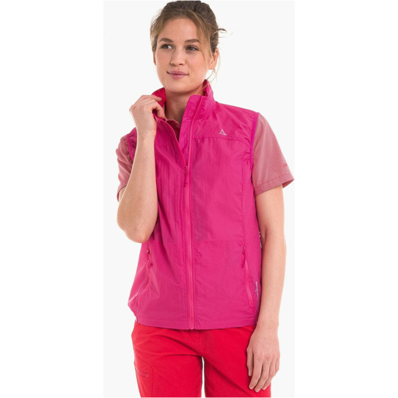 49% Rabatt auf Schöffel Windbreaker Vest L1 (12341-23357-3045) fandango pink