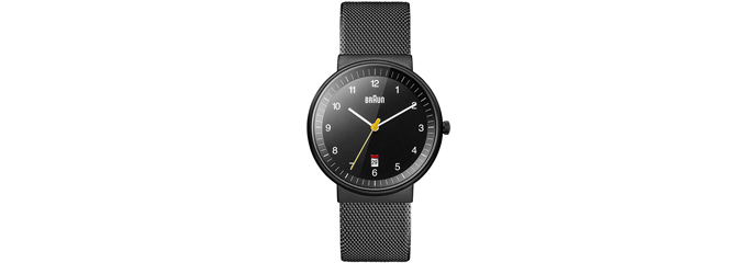 Braun Unisex-Uhr für 72€ - Wasserdichte Edelstahl-Armbanduhr