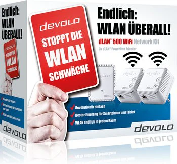 Devolo dLAN 500 WiFi Network Kit für 100€ *UPDATE*