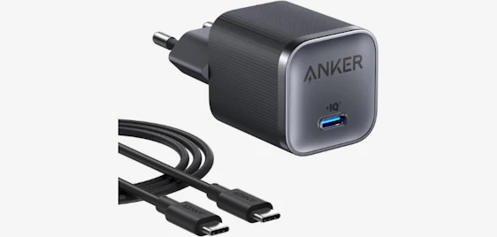 Anker Nano GaN Ladegerät für 19€ ⚡️ inkl. 1,8m USB-C Kabel
