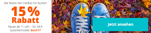 DailyDeal: 15% Rabatt für 24 Stunden