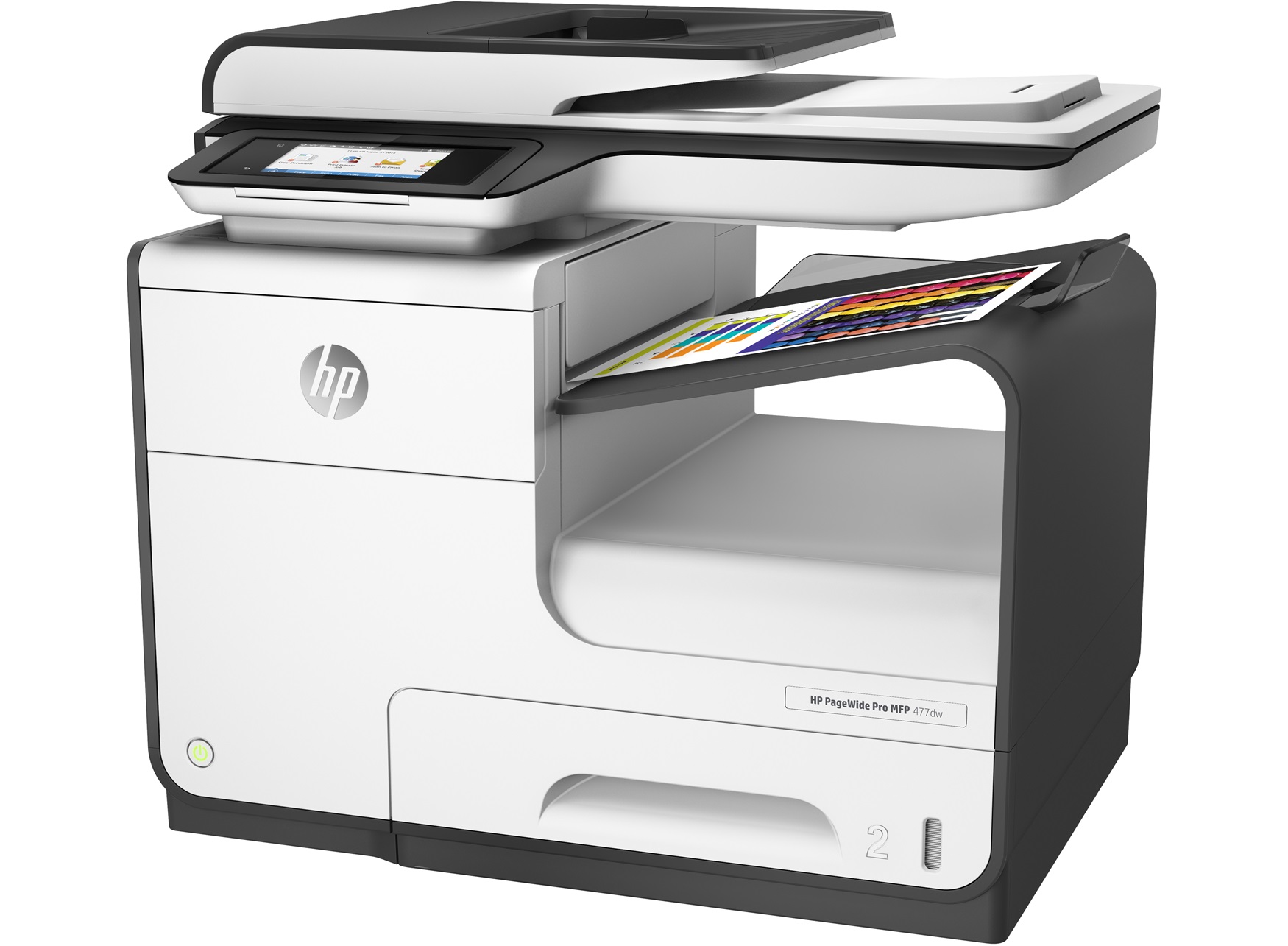 HP PageWide Pro 477dw für 279€ - Multifunktionsdrucker (Drucker, Scanner, Kopierer, Duplex, Fax) mit WLAN, HP ePrint, Air- und Cloud Print
