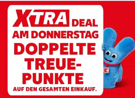 doppelte Kaufland-Card Punkte beim Einkauf NUR HEUTE