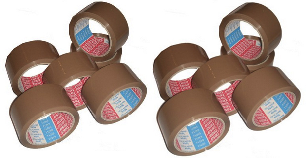 12 Rollen Tesa Paketband braun oder transparent für 14€ *UPDATE2*