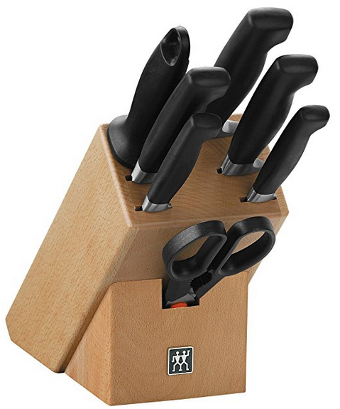 Günstiges Zwilling-Besteck bei Amazon - z.B. 8-teiliger Messerblock für 110€