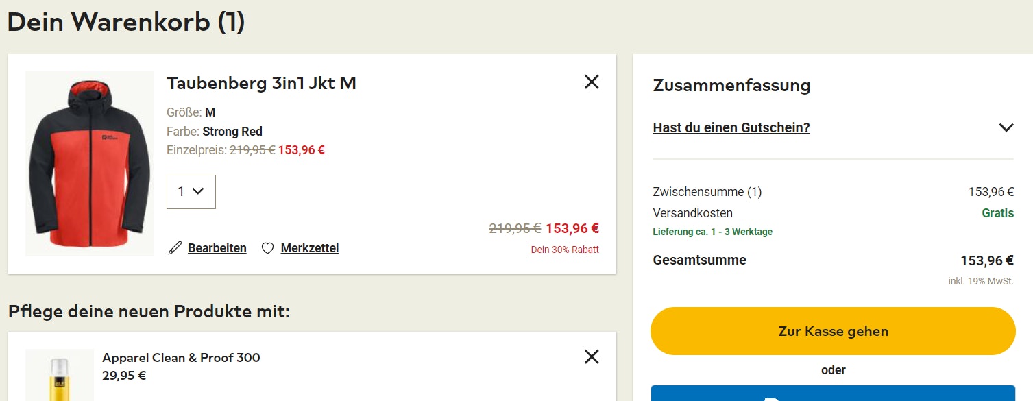 Jack Wolfskin Rabatt