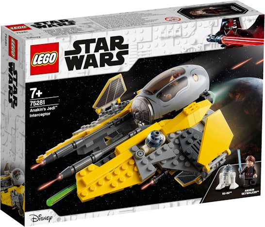 Lego Star Wars (75281) für 30€ - Bauset 'Anakins Jedi Interceptor' ab 7 Jahren, 248 Teile