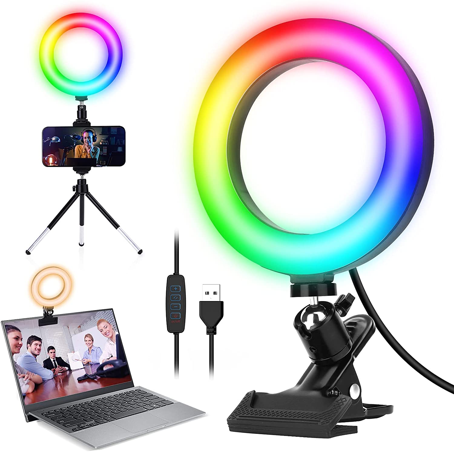 RARF Ringlicht mit Stativ Handy - € 9.49