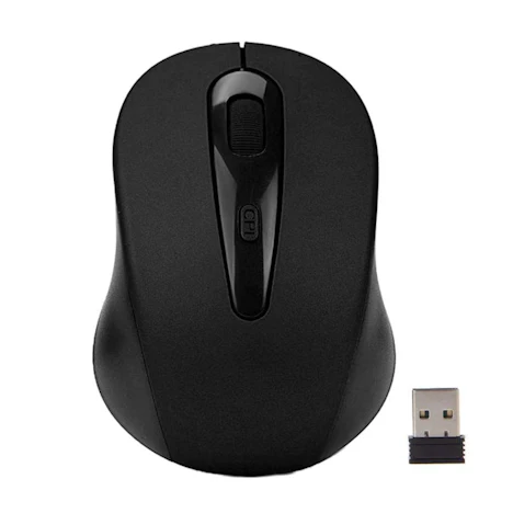 2,4 GHz Wireless-Maus 1600dpi optischer Computer Cordless Office Mäuse mit USB-Empfänger