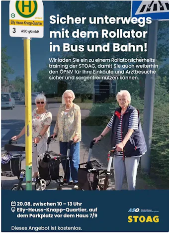 Kostenloses Rollatortraining in Oberhausen