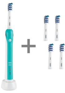 Oral-B TriZone 1000 mit 4 Ersatzbürsten für 53€ - elektrische Zahnbürste