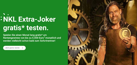 NKL Extra-Joker kostenlos bei Klassenlotterie Günther 🍀 Gratislos mit Chance auf Sofortrente