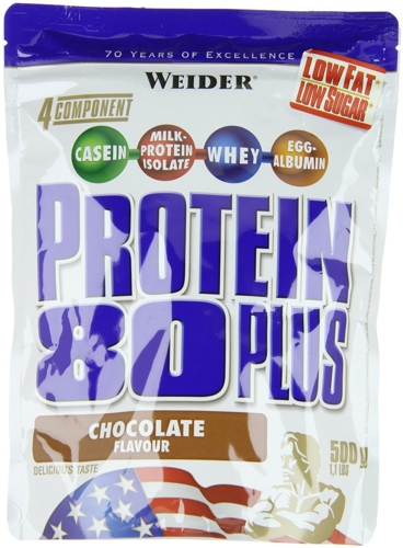 Weider Protein 80 Plus, Schoko, 500 g für 12,96 EUR