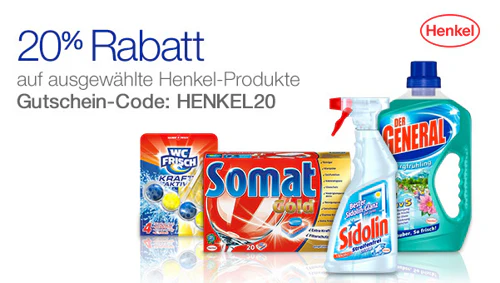 20% auf Henkel-Produkte