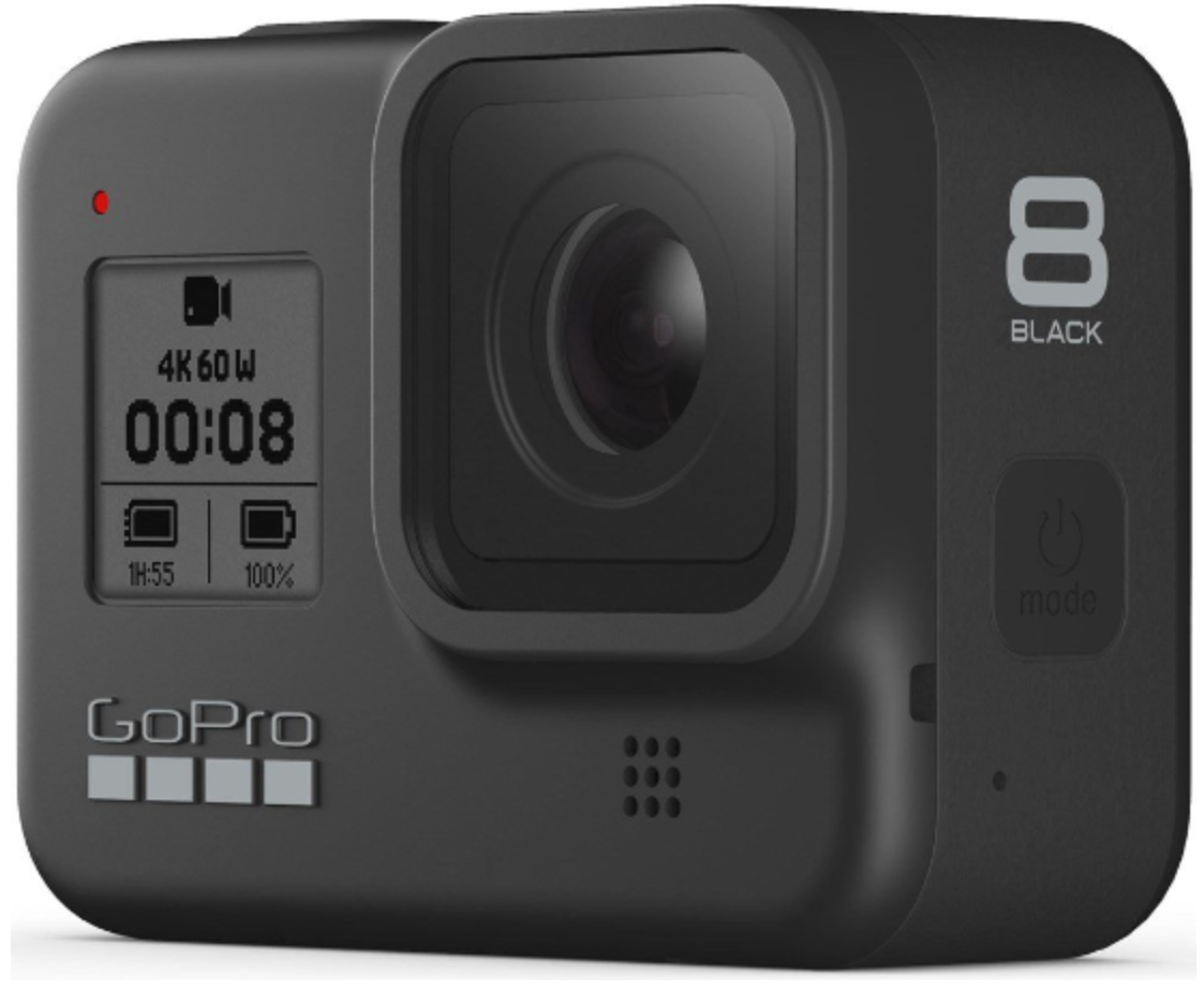 GoPro Hero8 Black für 245€ – wasserdichte 4K-Actioncam mit CMOS-Sensor, livestream-geeignet (refurbished)