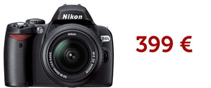 Top: Digitale Spiegelreflex Nikon D40X für 399 €