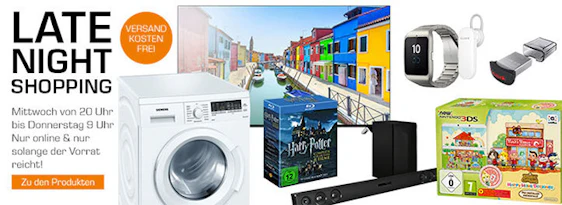 Saturn Late Night Shopping in der Übersicht - z.B. LG 55UF6959 - 55 Zoll, 4K, LED, 1200 PMI, DVB-T, DVB-C, DVB-S, DVB-S2 für 777€