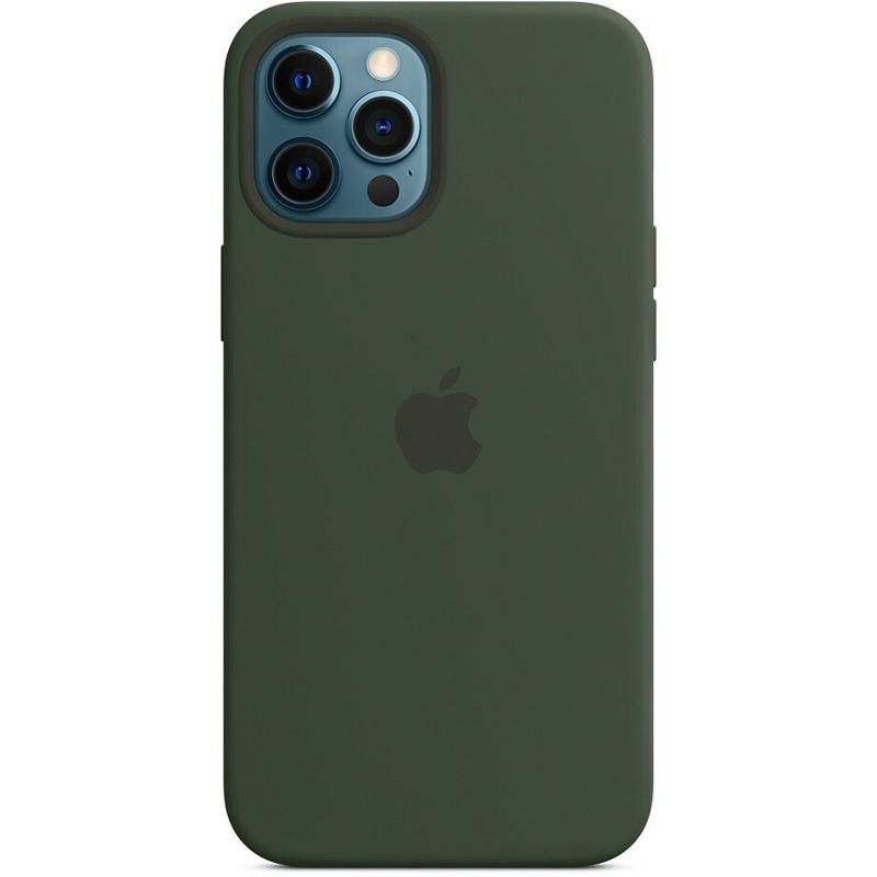 50% Nachlass auf Apple Silikon Case mit MagSafe (iPhone 12 Pro Max) Zyperngrün