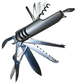 Zweibrüder Taschenmesser mit Standardausstattung für bloß 2,99€