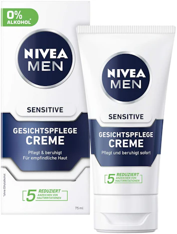 (amazon Prime) 2x Nivea sensitive Men Gesichtscreme 75ml