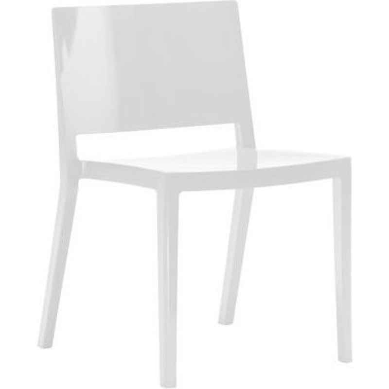 Kartell Lizz Stuhl weiß mit 23% Nachlass