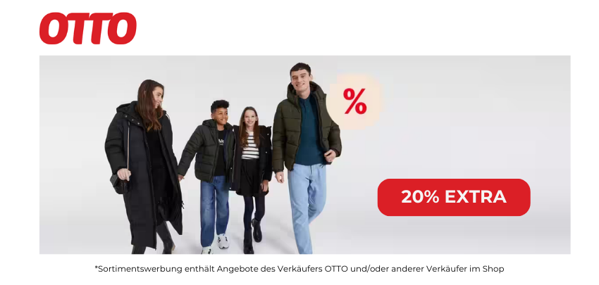 Nur bis Montag! 20% Extra auf Winterstyles bei Otto 👕 – z. B.: Jack Wolfskin Wanderschuh ab 64€