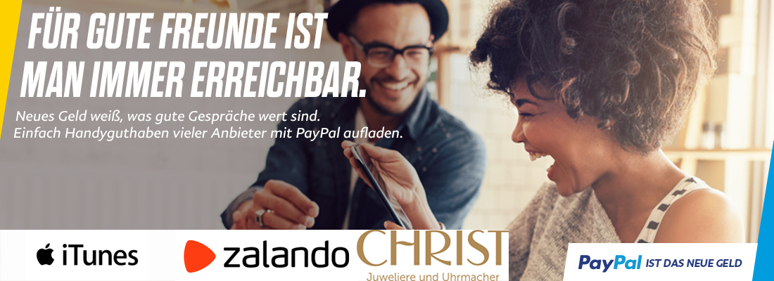 15% Bonus-Guthaben beim Kauf von iTunes-, Zalando- und Christ-Gutscheinen