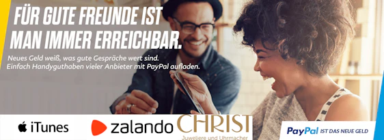 15% Bonus-Guthaben beim Kauf von iTunes-, Zalando- und Christ-Gutscheinen