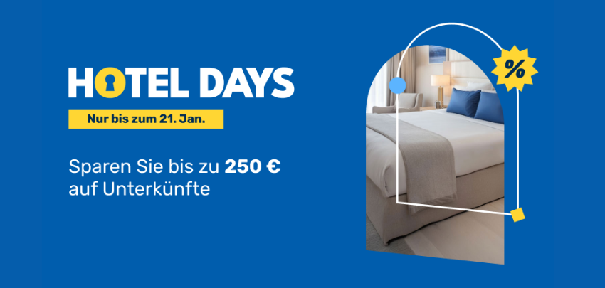 ⭐ eDreams Hoteldeals mit 250€ Preisvorteil ⏱️