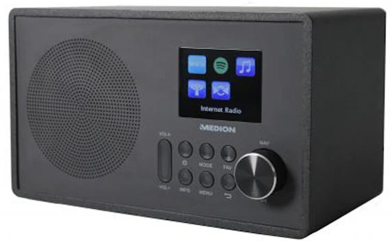 Medion Internetradio MD 87528 für 79€ - AirPlay, Spotify Connect; USB; MP3, WMA, FLAC, WAV