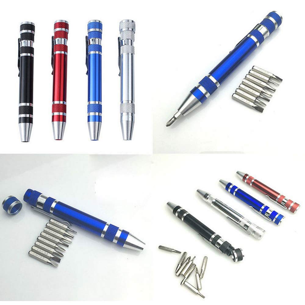 Schraubendreher Set, 8 in 1 Feinmechaniker Set