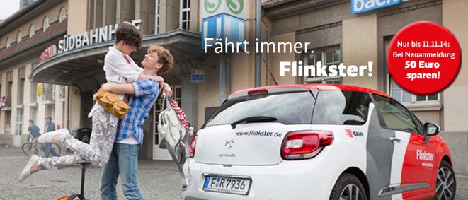 Flinkster kostenlose Anmeldung schnaeppchenfuchs