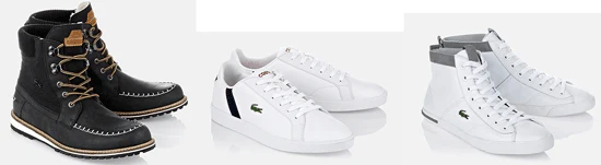 Lacoste Mid-Season Sale mit 30% Rabatt und kostenlosem Versand - z.B. Lacoste Lousteau für 122€, Renard CI für 69€ oder Newton Mid für 77€