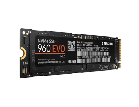 Samsung 960 EVO M.2 SSD - 500GB für 159,90 EUR inkl. Versand