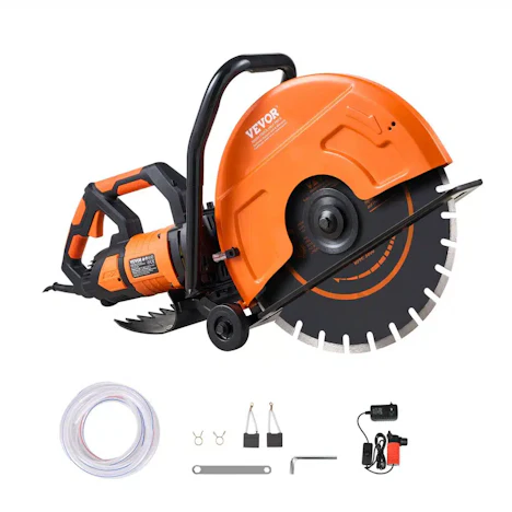 VEVOR elektrische Betonsäge (406mm, 2800W, Schnitttiefe 152mm) für 168,26 € statt für 249,99 €