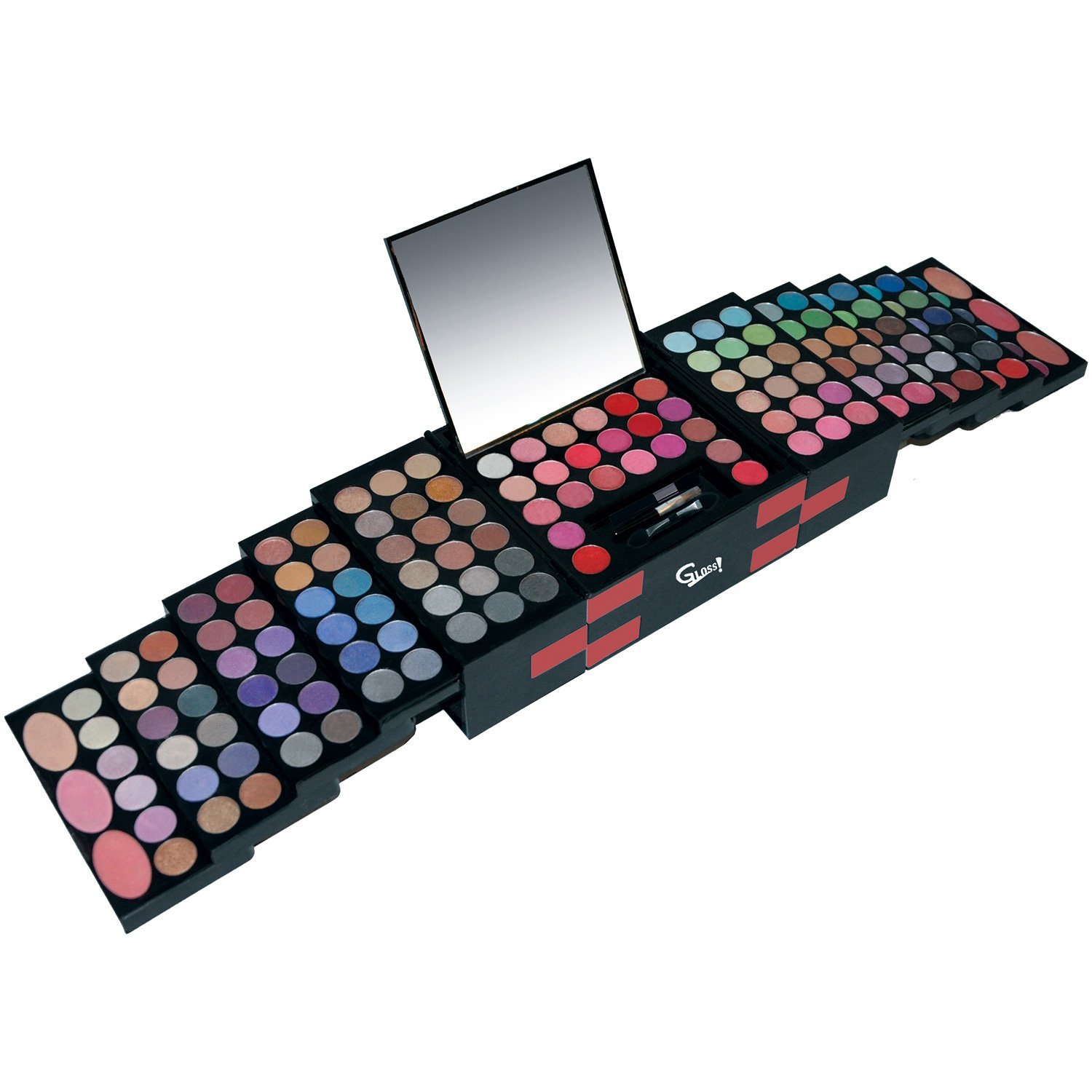 [ Vorbei!] Profi Make-Up Paletten mit 120x Lidschatten, 22x Heller Lippenstift, 3x Make-up Pinsel für nur 8,49 EUR 