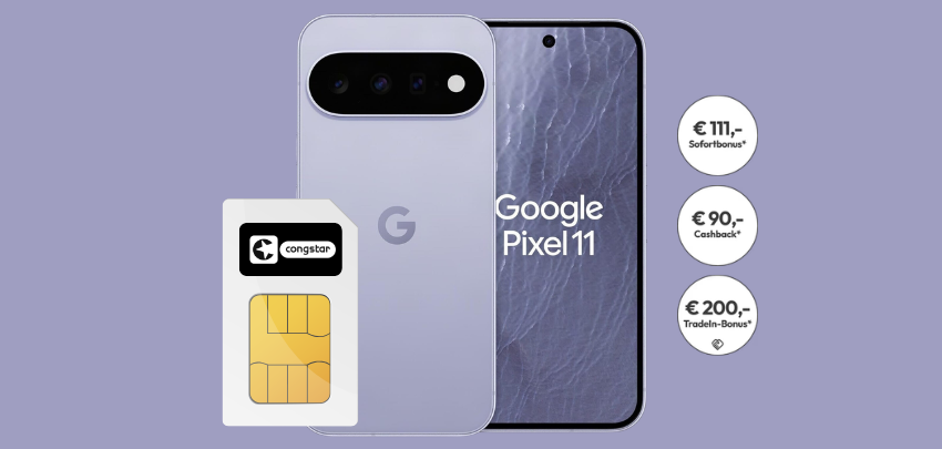 NEU &amp; 272€ GEWINN 🔥📱 Google Pixel 11 + 200GB Congstar Telekom Allnet-Flat 
