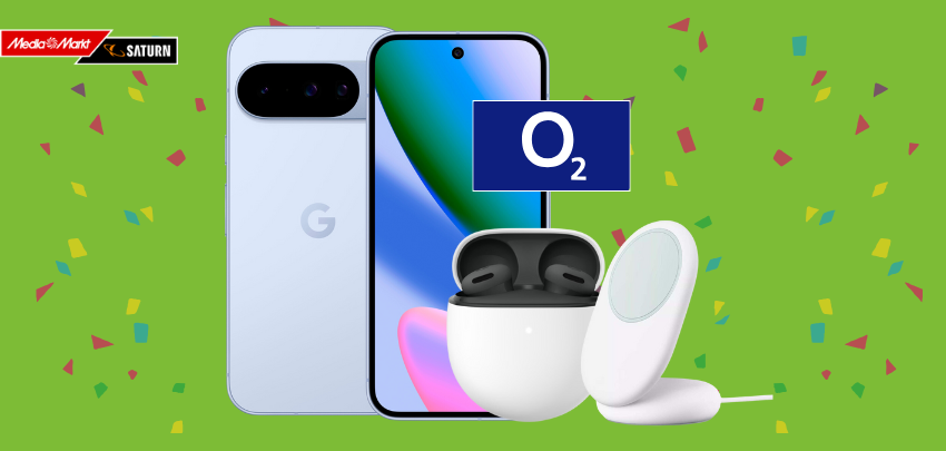Bundle eff. GRATIS ⬇️ Google Pixel 10 (inkl. Buds &amp; Pixelsnap) im 100GB o2-Tarif nur 25€/Monat