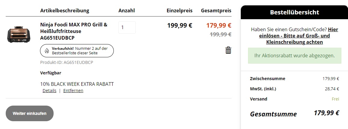 Ninja-Foodi-Max-Pro-Warenkorb