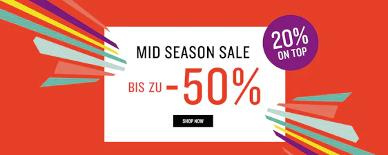 Mid Season Sale mit bis zu 50% Rabatt bei Tom Tailor - jetzt mit 20% Extra-Rabatt on top!