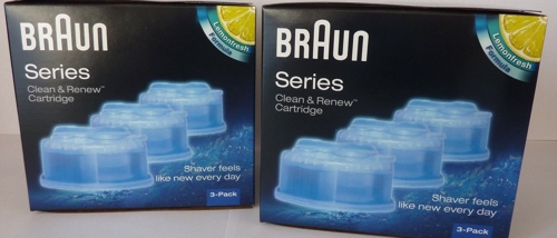 6 x BRAUN Reinigungskartuschen CCR3 Clean&amp;Renew für 17,90 EUR inkl. Versand