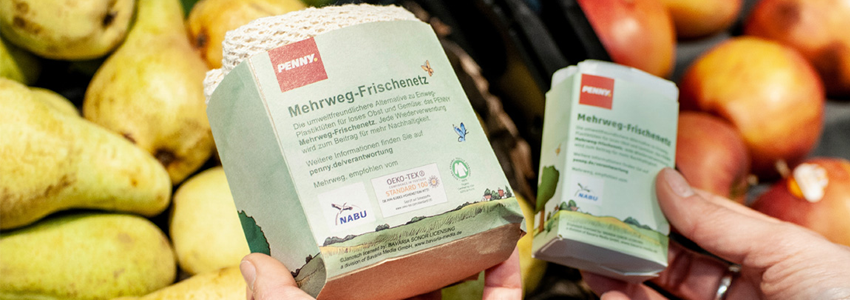Penny führt Baumwoll-Tragenetz ein » neue Mehrweglösung nach Kundenentscheid ab August