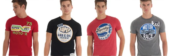 Superdry T-Shirts in vielen Farben und Größen für 10,46€ *UPDATE2*