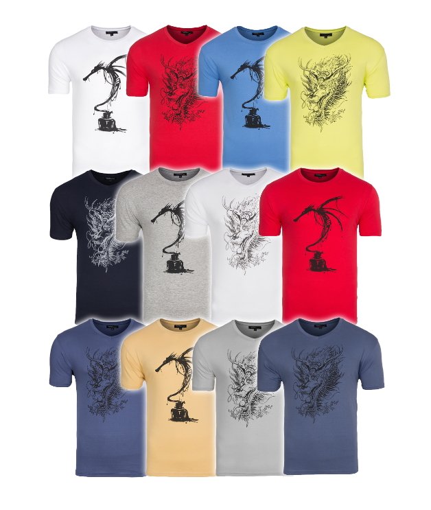 Dragon &amp; Dragon Fly Herren T-Shirt für je 2€
