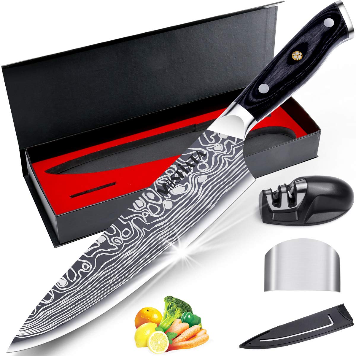 40% OFF! Kochmesser 20CM in Geschenkbox