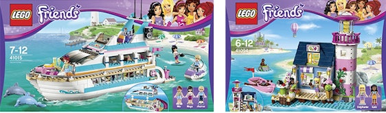 Lego Friends (41015) Yacht + LEGO Friends (41094) Heartlake Leuchtturm für 70€