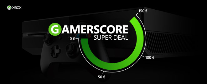 Xbox One - bis zu 150€ Rabatt beim Kauf einer Xbox One je nach Gamerscore