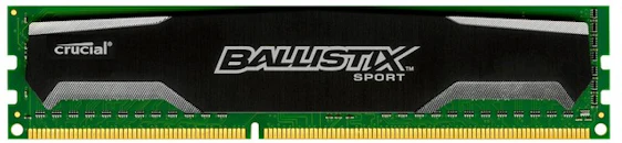 Crucial Ballistix Sport Arbeitsspeicher 8GB für 25€ - bis zu 1600MHz, CL9, 240-polig, DDR3-RAM *UPDATE*