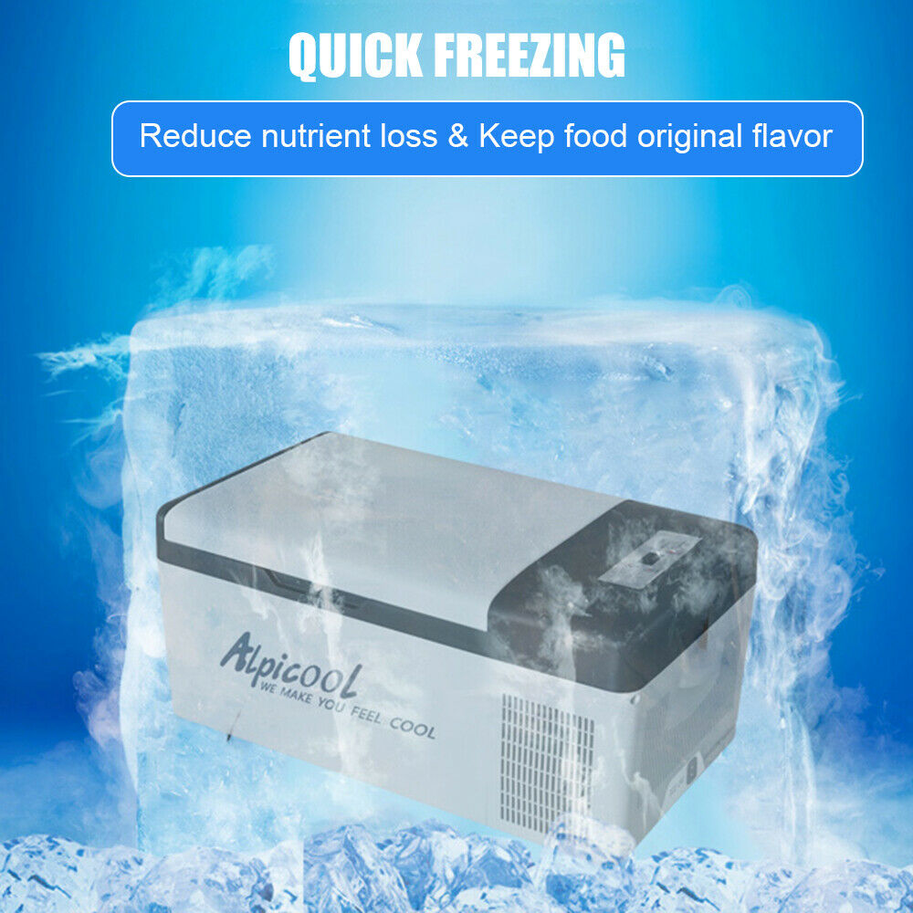 Alpicool 15L Kühlbox Kompressor Kühlschrank Camping Auto Gefrierschrank -20℃/-4℉